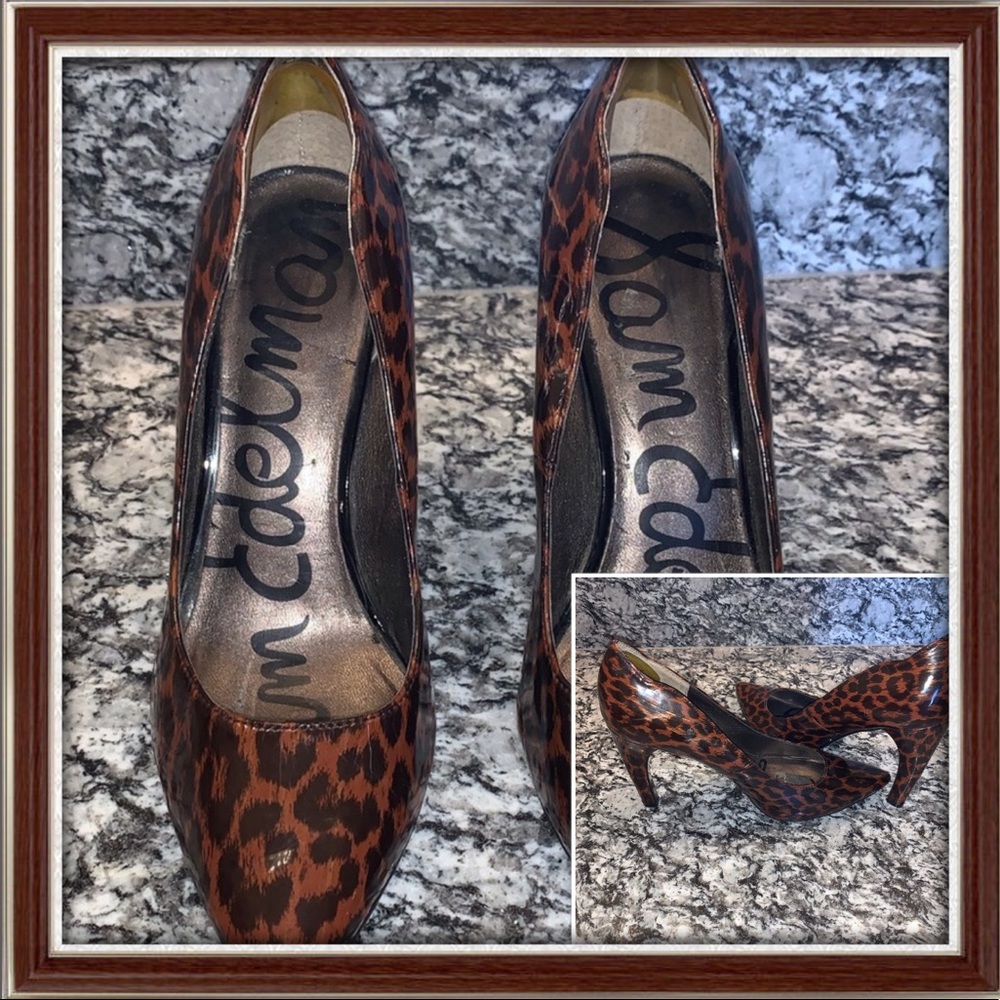 Sam Edelman animal print pumps